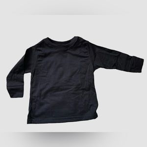 Rabbit Skins Sz 2 Toddler Long Sleeve Cotton Crew Neck T-Shirt NEVER WORN